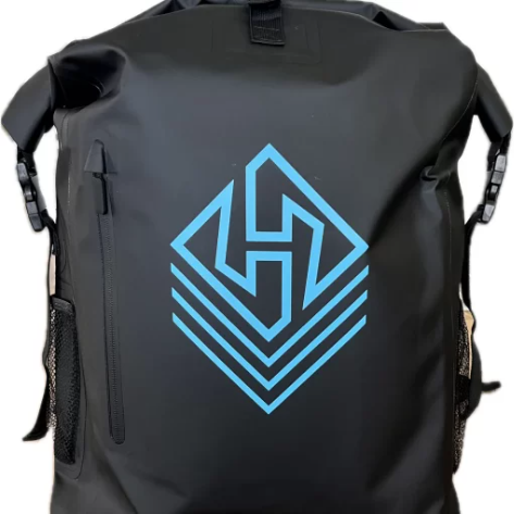 BOLSO SECO HUBB | BLACK - LIGHT BLUE